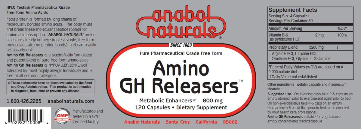Anabol Naturals Meta GHR Stack - 240 Capsules - image 3
