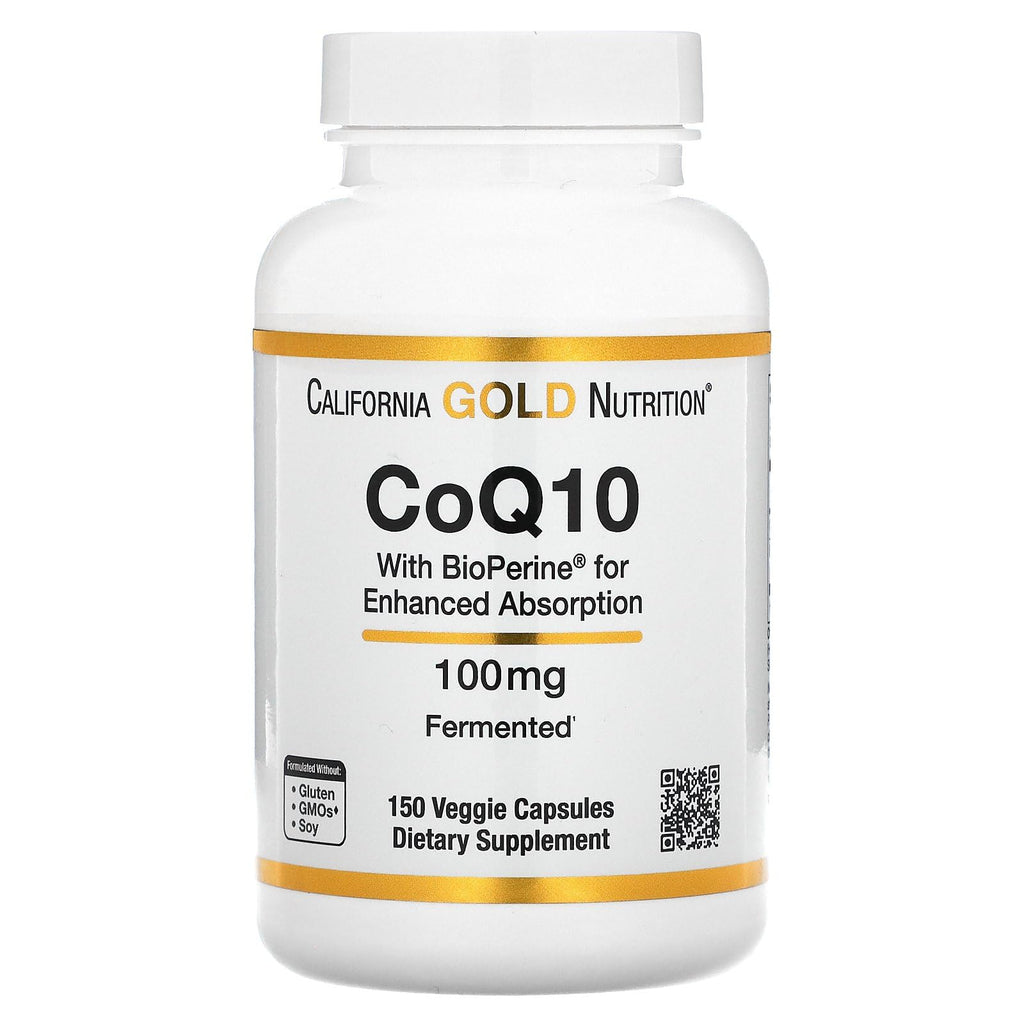 California Gold Nutrition CoQ10 100 mg - 150 Veggie Capsules