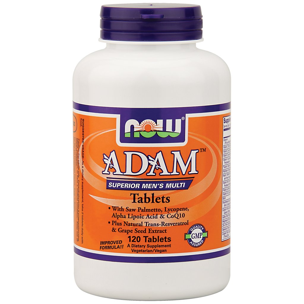 NOW Foods Adam Superior Men's Multiple Vitamin - 120 Tablets