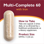 Celebrate Vitamins Multi-Complete Bariatric Multivitamin with Iron - 60 Capsules - image 6