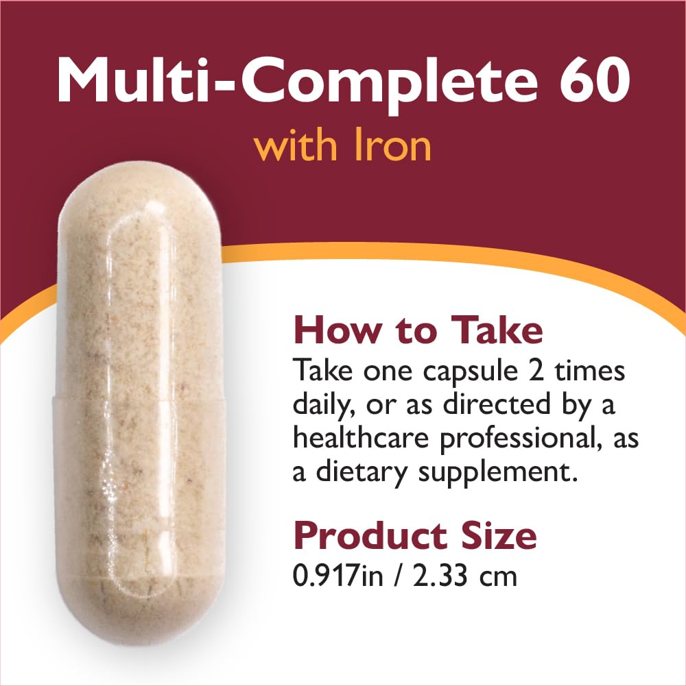 Celebrate Vitamins Multi-Complete Bariatric Multivitamin with Iron - 60 Capsules - image 6