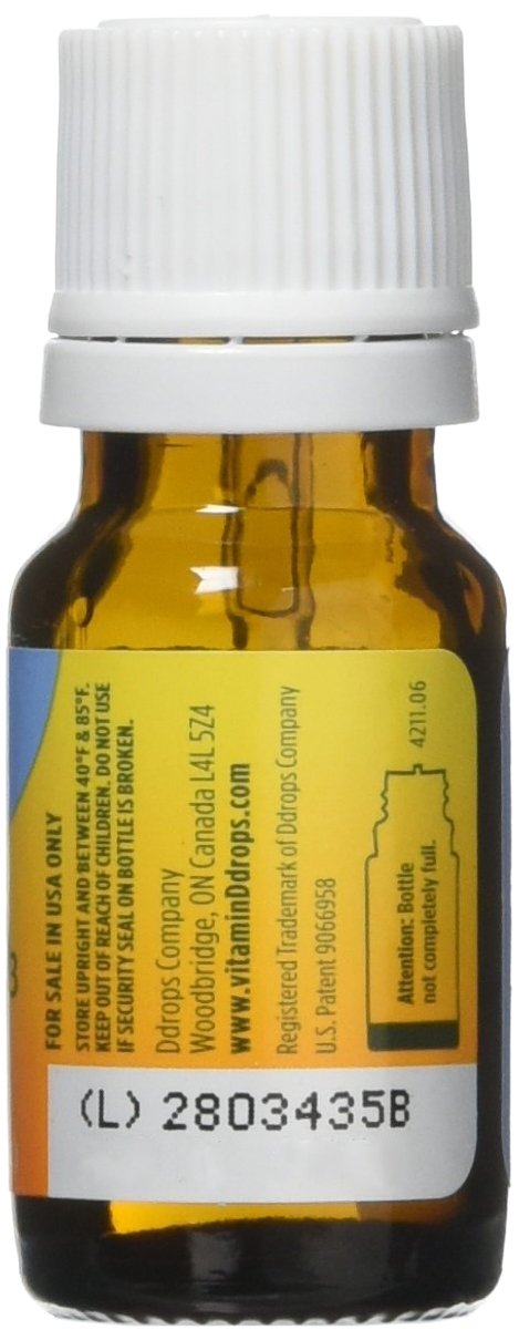 Ddrops Baby Vitamin D3 400 IU Drops - 0.24 Fl Oz (Pack of 3) - image 2