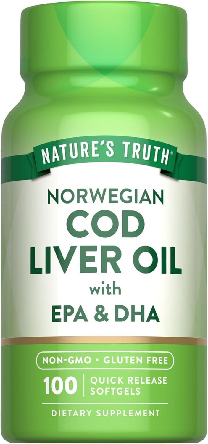Nature's Truth Norwegian Cod Liver Oil - 500 Softgels - image 2