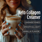 VitaCup Keto + Collagen Coffee Creamer with MCT
