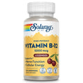 Solaray Vitamin B-12 5000mcg Lozenges for Energy Support - 30 Count