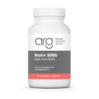 Allergy Research Group Biotin 5000 mcg Hair Skin Nails - 60 Vegetarian Capsules