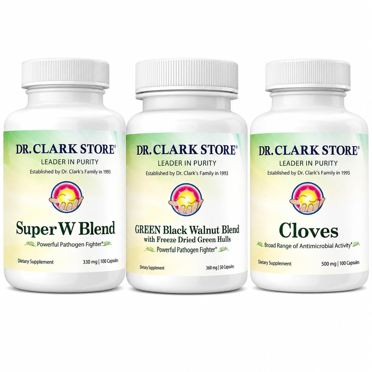 Dr Clark Intestine Support & Cleanse Kit - 3 Piece Set