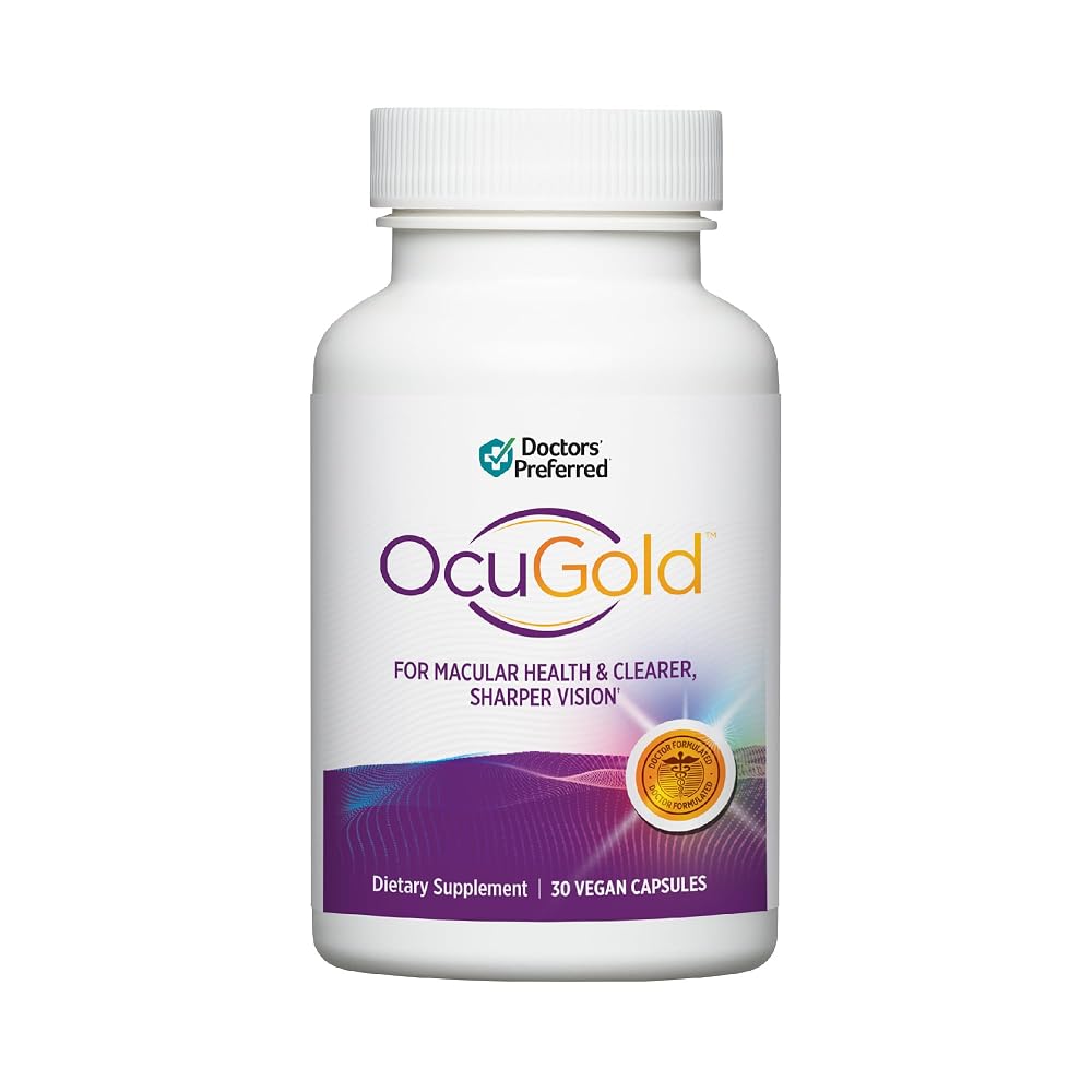 DOCTORS' PREFERRED Clinical-Grade OcuGold with Lutein and Zeaxanthin