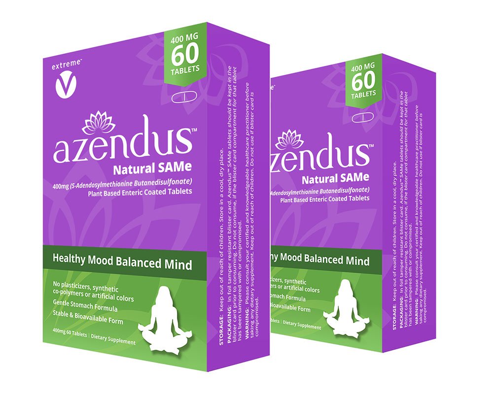 extreme V Azendus Mood SAM-e 400mg - 120 Tablets