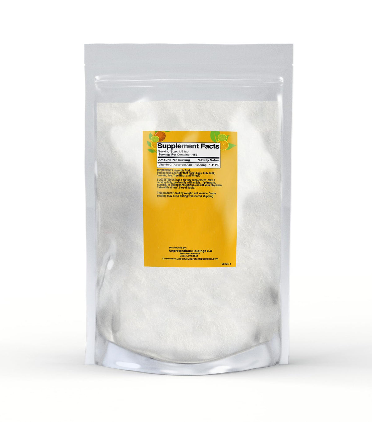 Unpretentious Vitamin C Powder Baker Ascorbic Acid