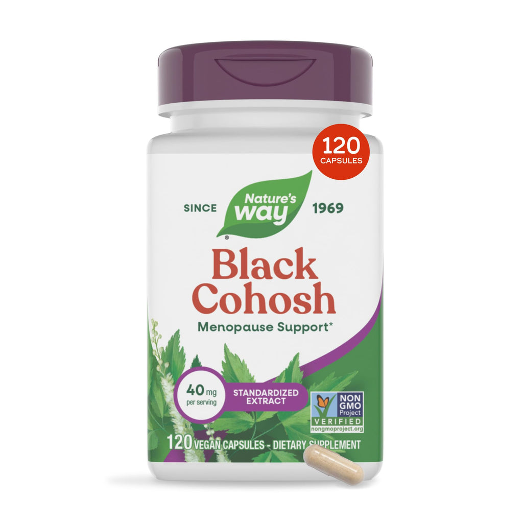 Nature's Way Black Cohosh Menopause Support - 120 Capsules