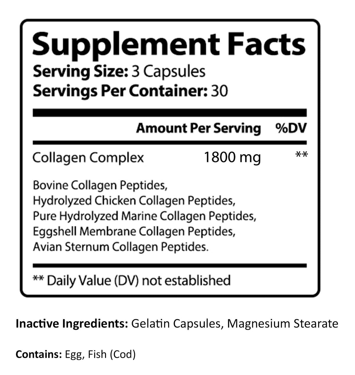 PureNature Plus Collagen Ultra 5 Types Hydrolyzed Collagen - 90 Capsules - image 2
