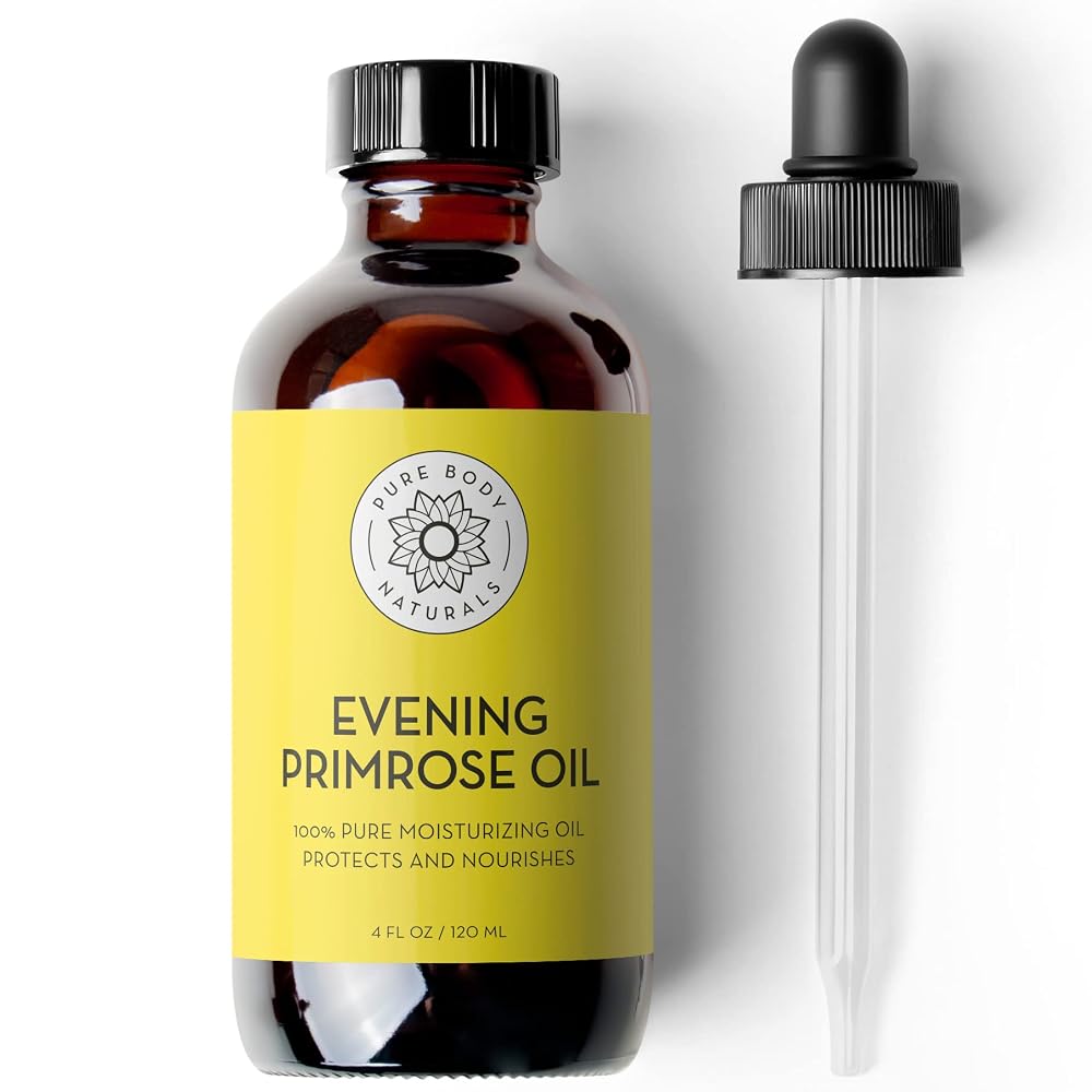 Pure Body Naturals Evening Primrose Oil for Skin & Hair - 4 fl oz