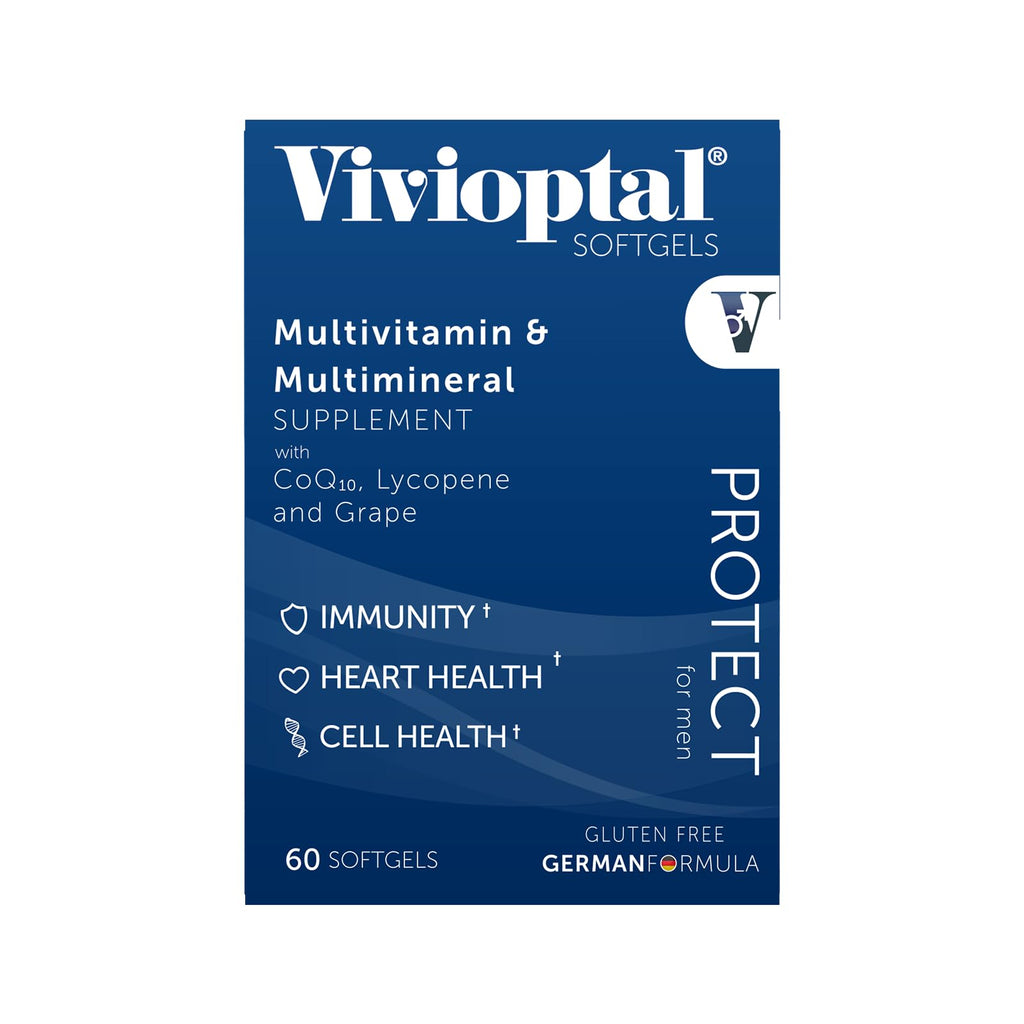 Vivioptal for Men Multivitamin with CoQ10 & Lycopene - 30 Softgels - image 2
