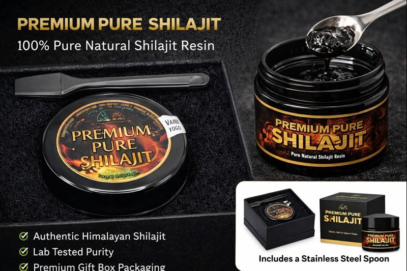 Vaidic Yoga Premium Shilajit Ayurvedic Mineral Resin - 15 g - image 2