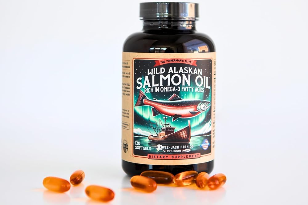 Kwee-Jack Wild Alaskan Salmon Fish Oil Omega-3 - 120 Softgels - image 5