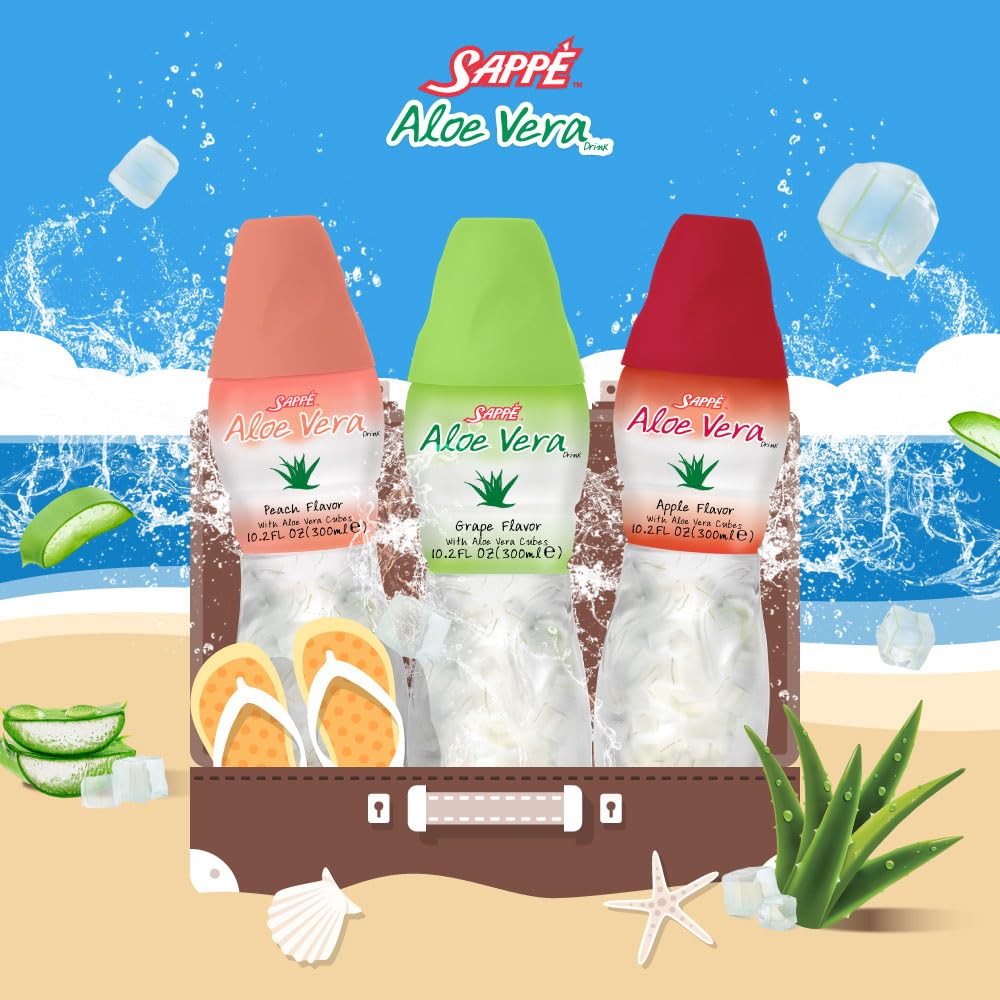 Sappe Aloe vera juice Aloe vera drink with pure aloe pulp Plant based - image 6