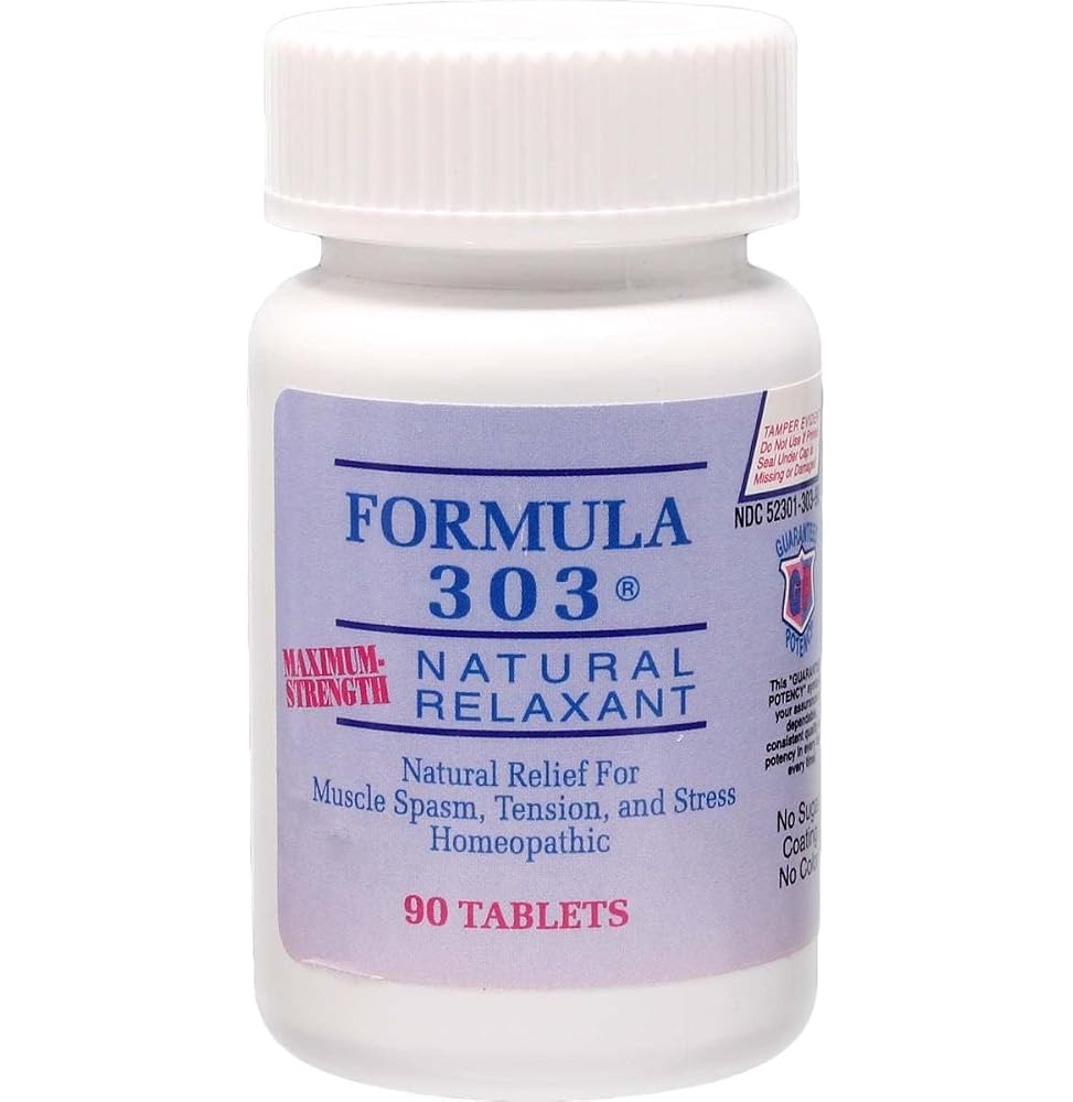 Dee CEE Labs Formula 303 Maximum Strength Tablets; All-Natural - image 2