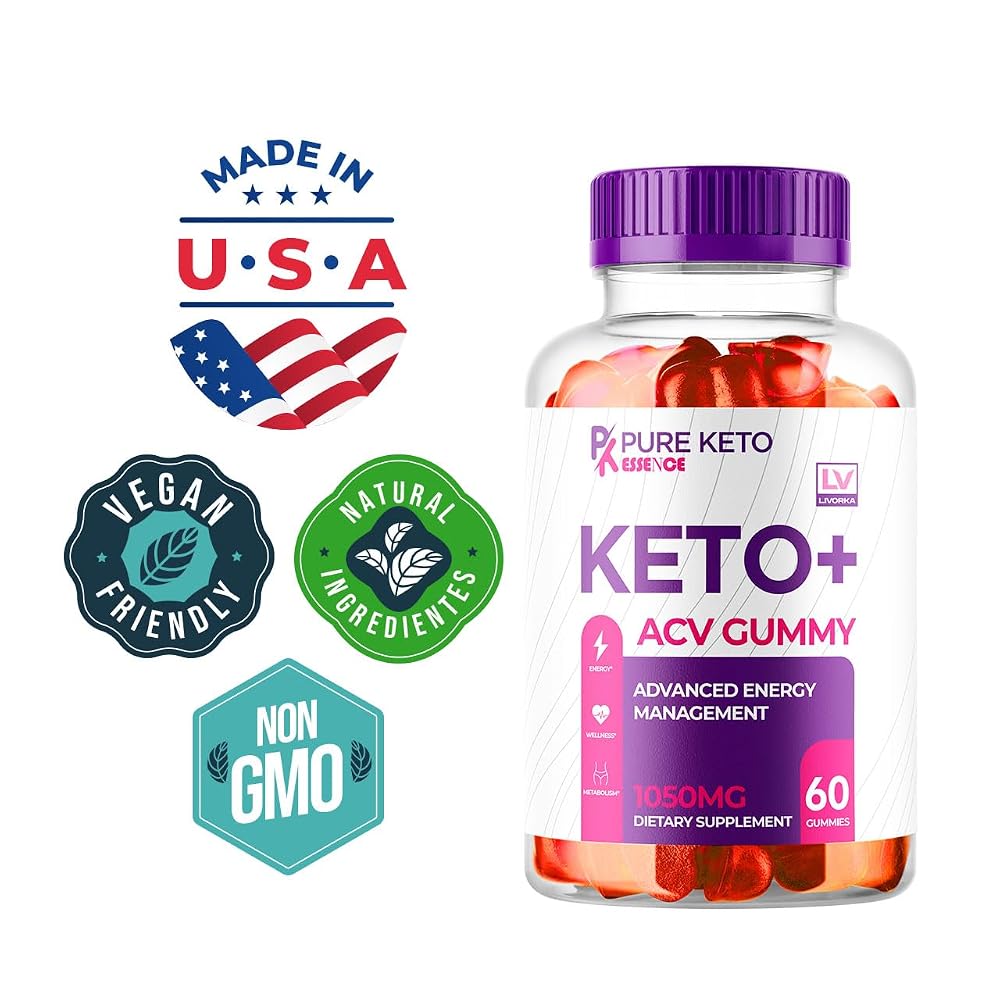 LIVORKA Pure Keto Essence ACV Gummies - 300 Count (5 Pack) - image 4
