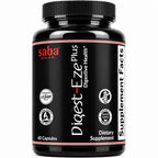 Saba Digest-Eze Plus Digestive Enzymes with Probiotics - 60 Capsules