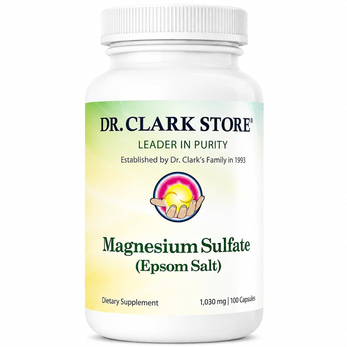 Dr Clark Magnesium Sulfate USP 1030mg - 100 Capsules