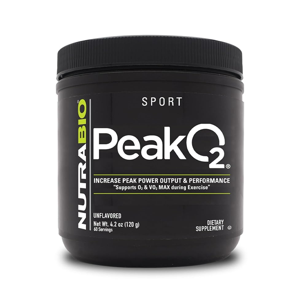 NutraBio Peak O2 Mushroom Powder - 120g