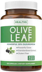 Healths Harmony Olive Leaf Extract 750mg - 120 Capsules