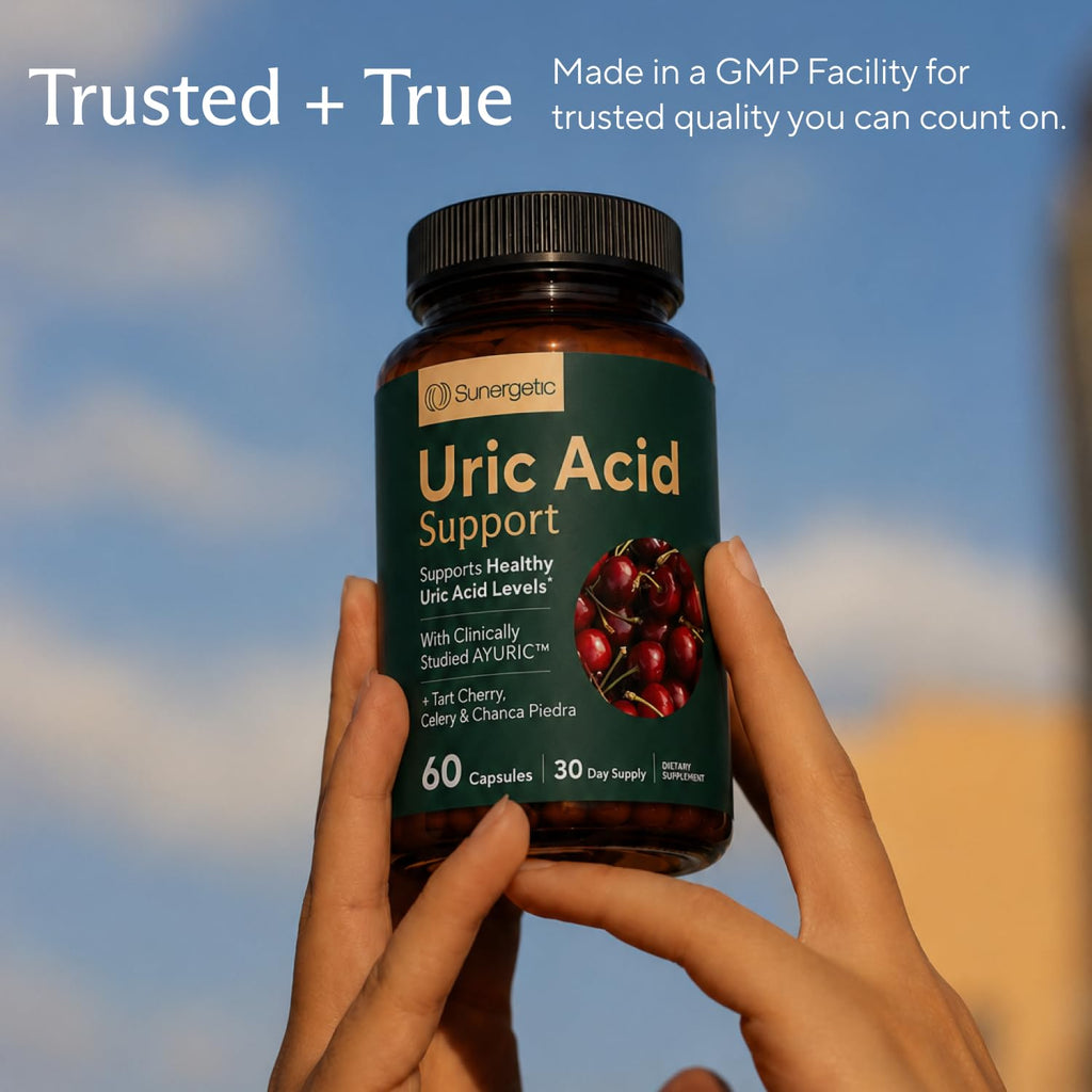Sunergetic Uric Acid Support Supplement - 60 Capsules - image 8