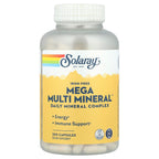 Solaray Mega Multi Mineral - 200 Capsules