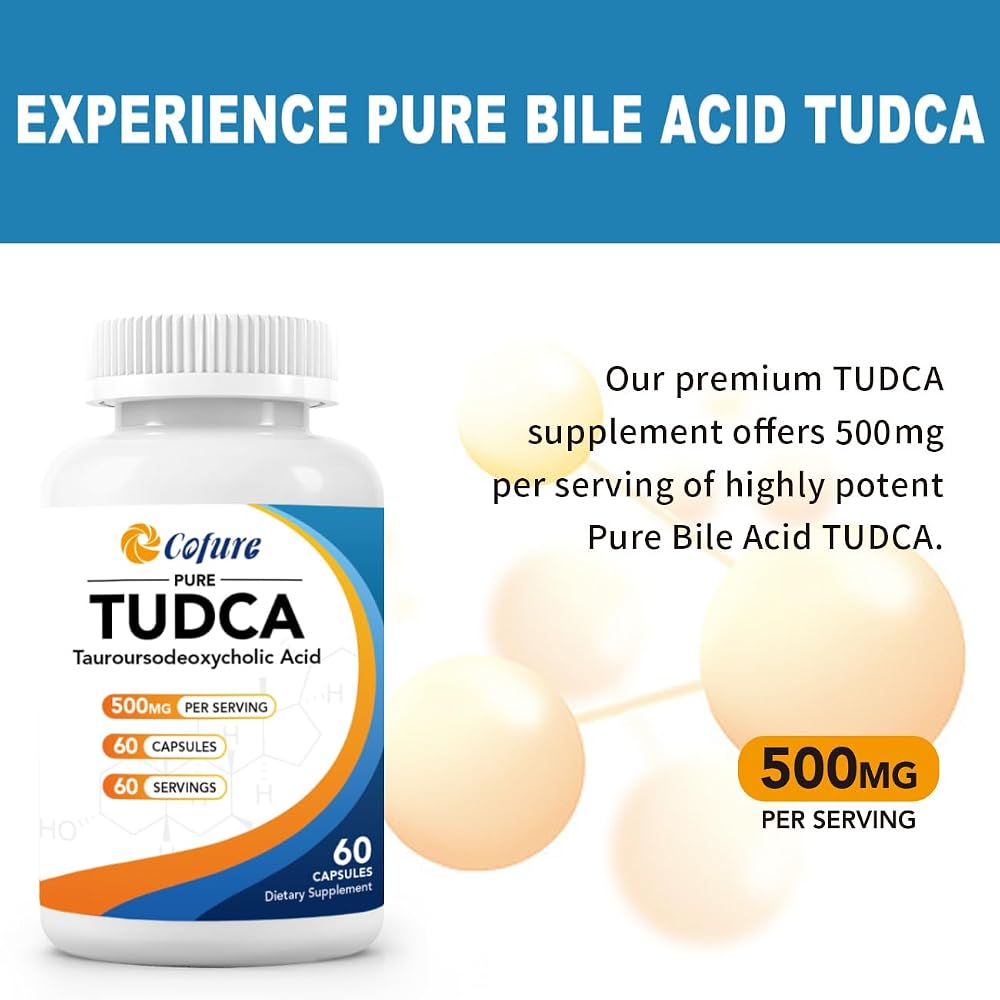 Cofure TUDCA 500mg Liver and Gallbladder Support - 60 Capsules - image 3