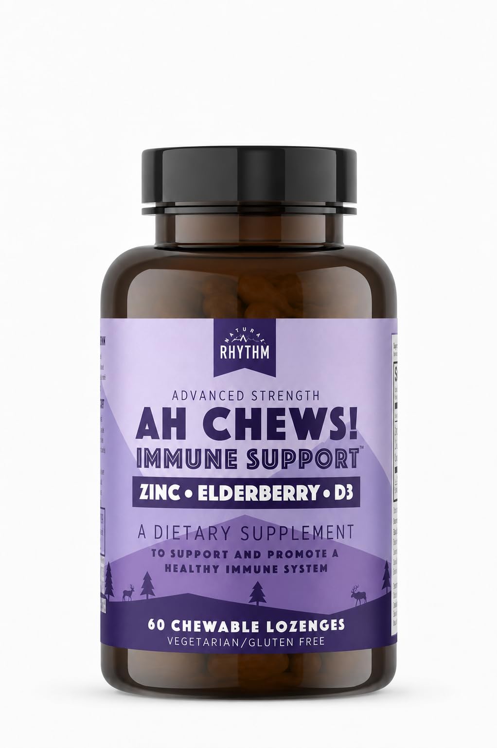 Natural Rhythm Ah Chews! Immune Booster Lozenges - 60 Chewables