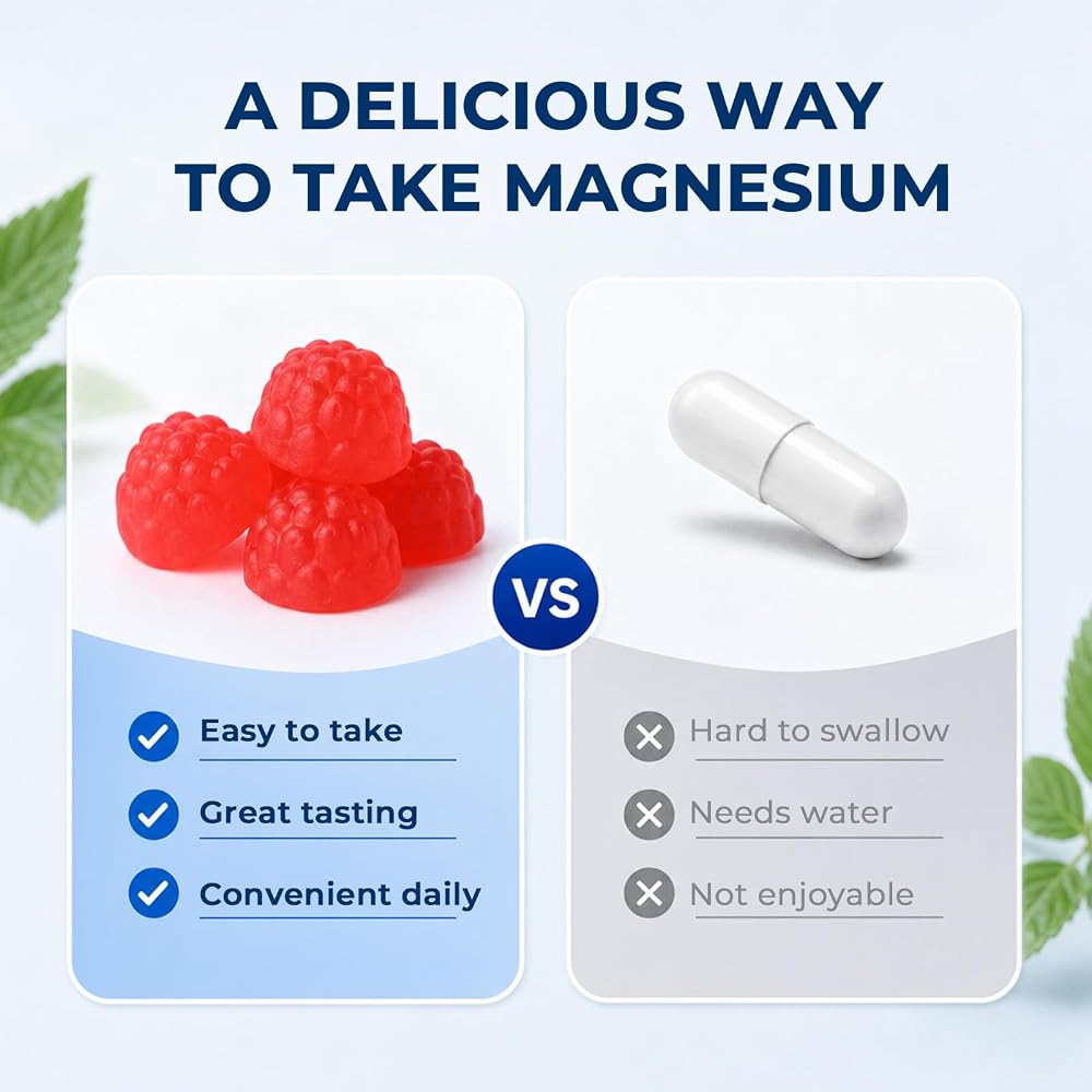 Lukibrivi Magnesium Bisglycinate Gummies 400mg - 60 Gummies - image 3