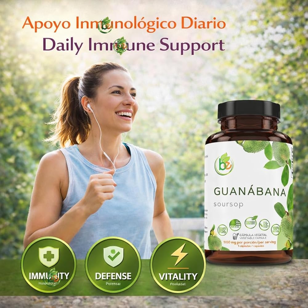 B-Experts Guanabana Soursop Herbal Supplement - 90 Capsules - image 3