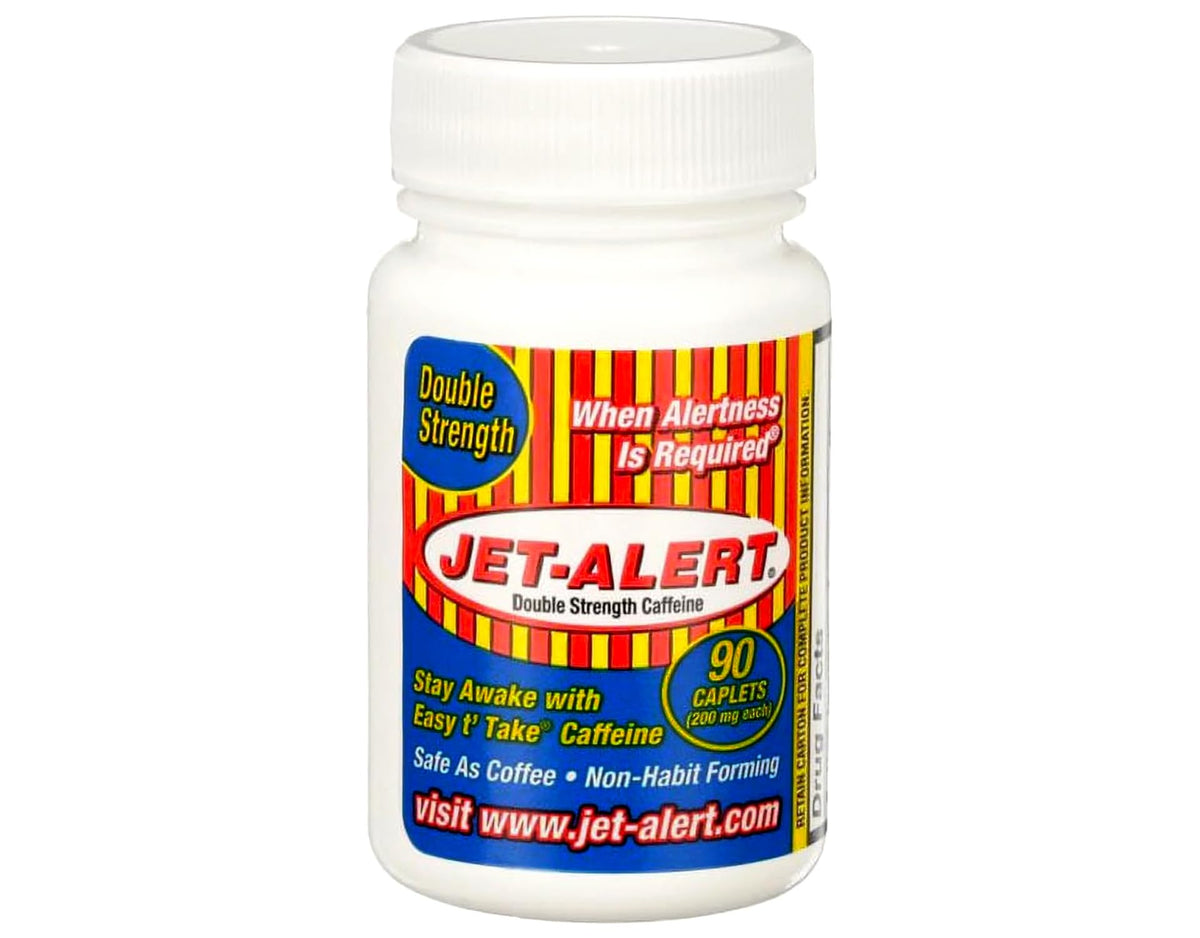 Jet-Alert Double Strength Caffeine 200 mg - 90 Caplets - image 3
