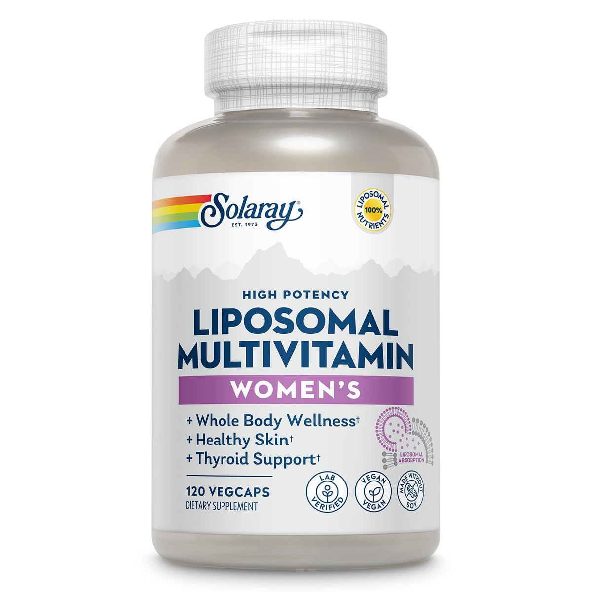 SOLARAY Liposomal Multivitamin with Enhanced Absorption