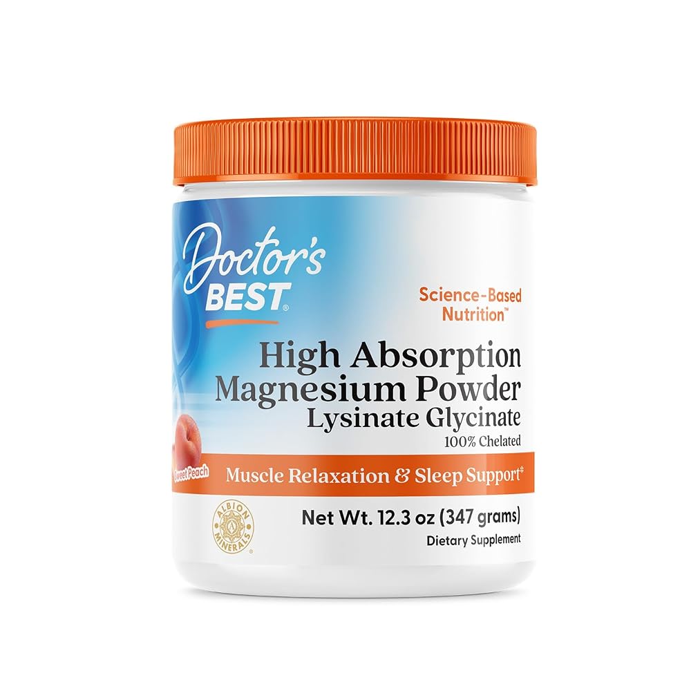 Doctor's Best Magnesium Glycinate Powder for Sleep - 12.3 oz