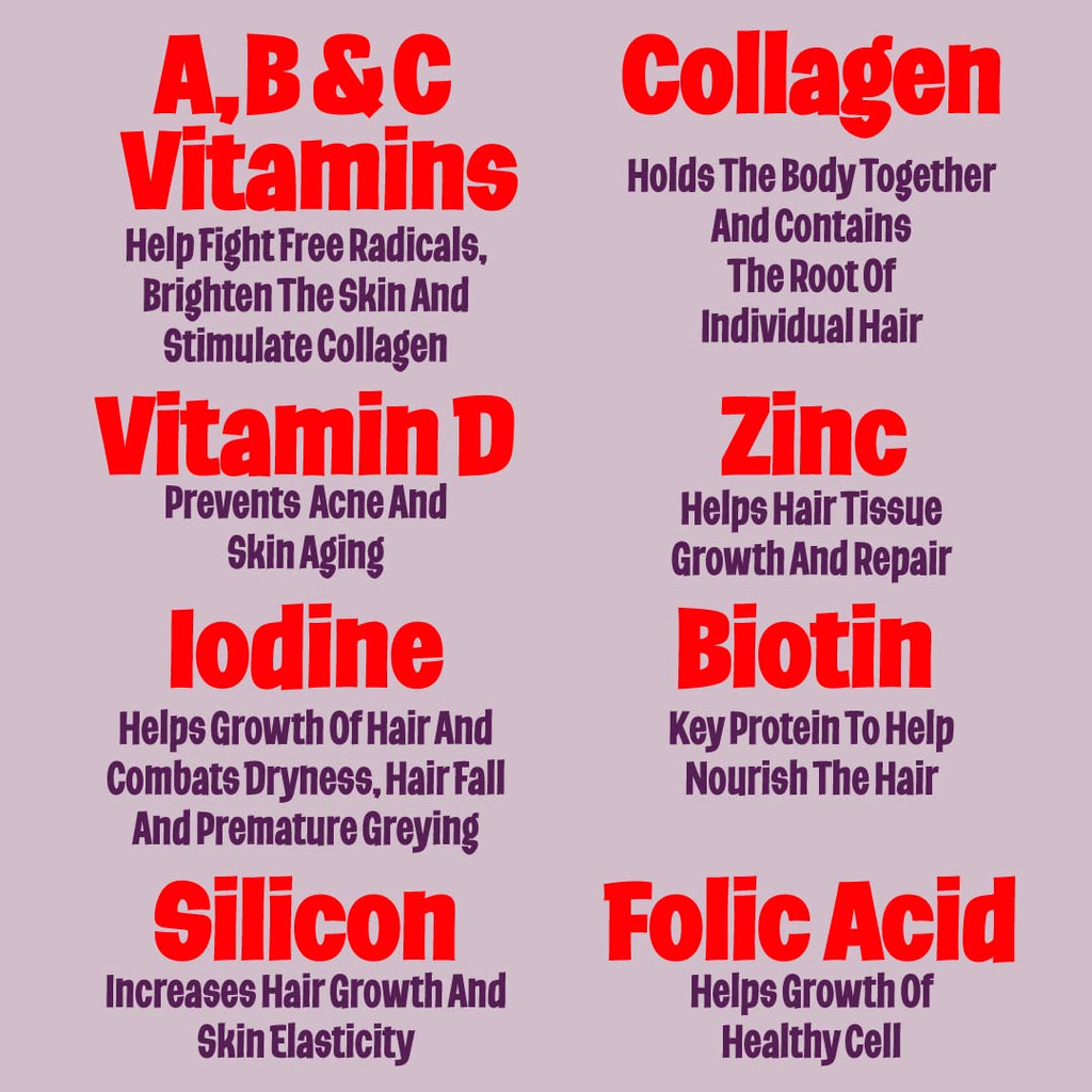 Youth & Tonic Biotin 6000mcg Hair Gummies with Collagen - 70 Count - image 5