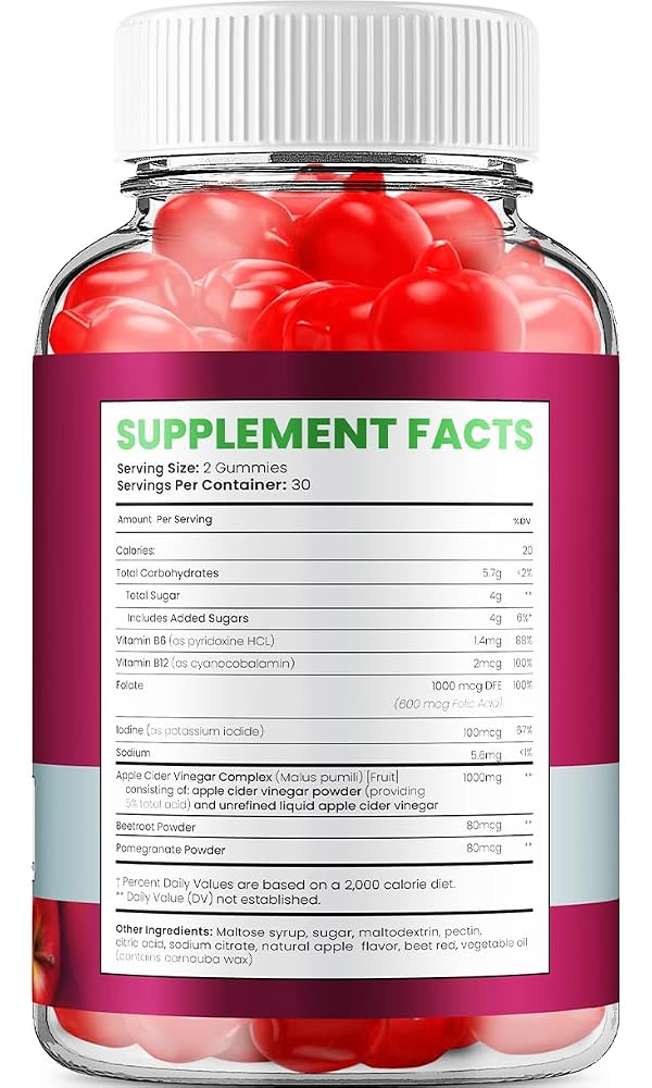 Indelo PureXKeto ACV Gummies Weight Management - 120 Gummies - image 7