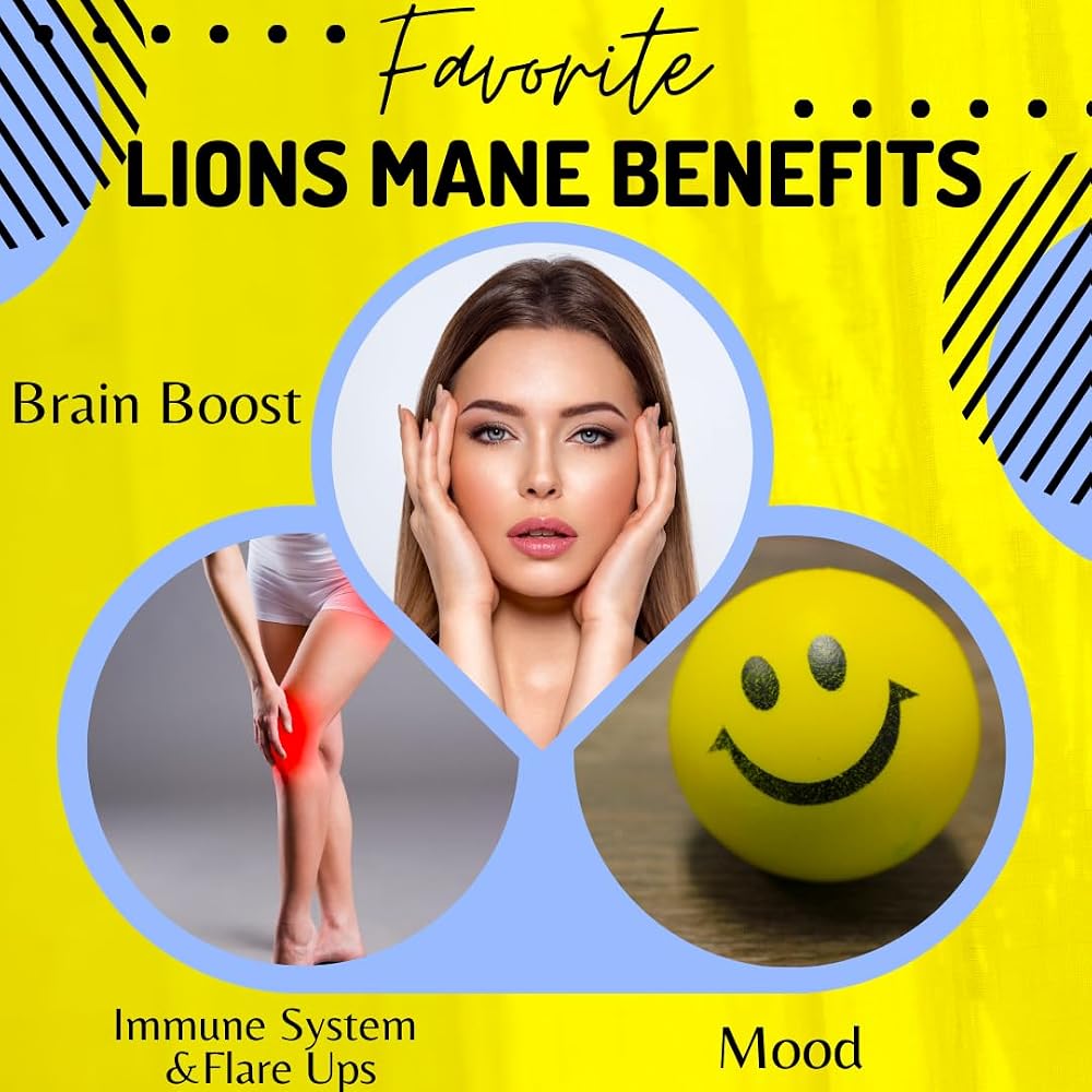 BioImmune Organic Lion's Mane Supplement Brain Support - 120 Capsules - image 2