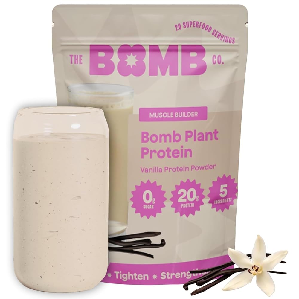 Blender Bombs Plant Protein Powder Vanilla 21g - 20 Servings