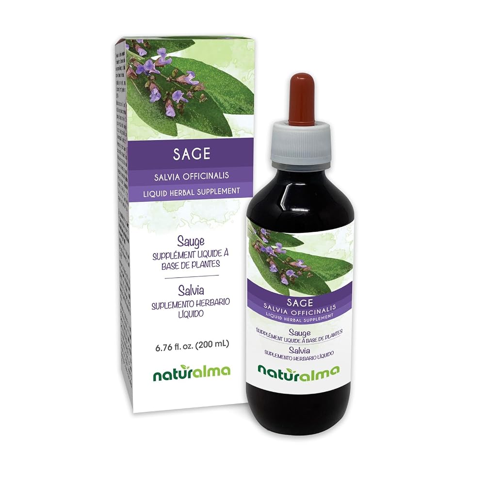 Naturalma Sage Leaf Alcohol-Free Tincture - 6.76 fl oz