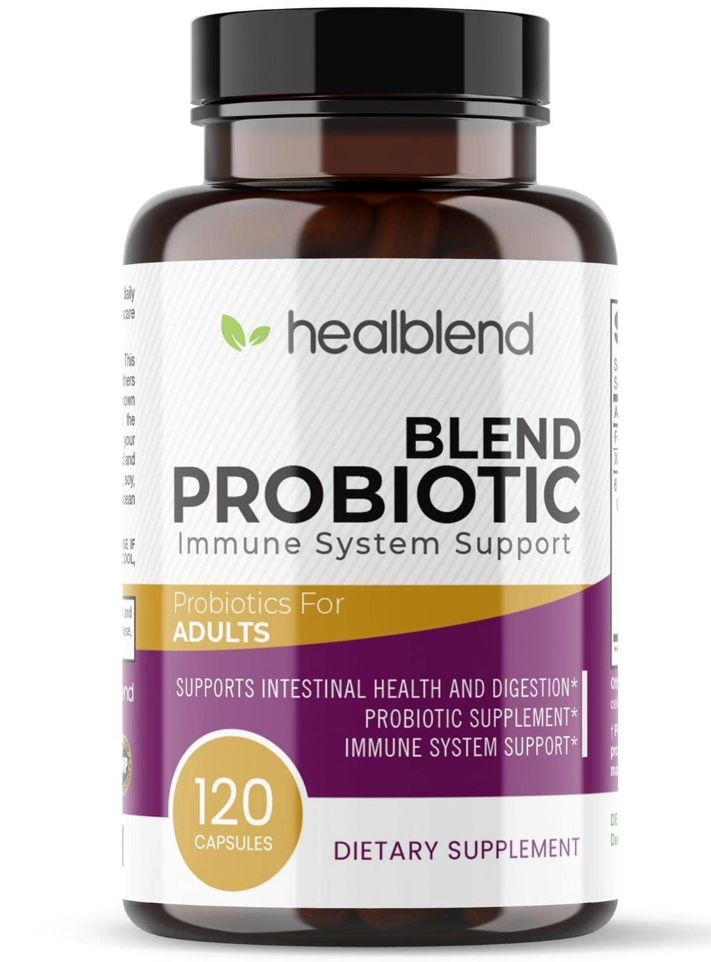 healblend Probiotic Caps Digestive Health & Immune Support