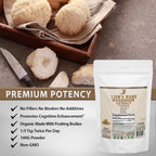 SMSHEALTHPRODUCTS.com Lion's Mane Mushroom Powder 50% Polysaccharides - 100G - image 2
