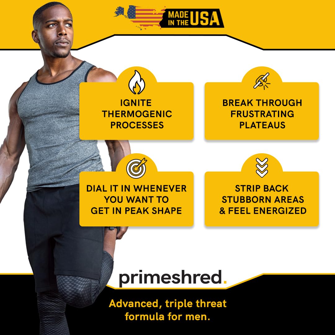 PrimeShred Fat Burner for Men - 90 Capsules - image 3