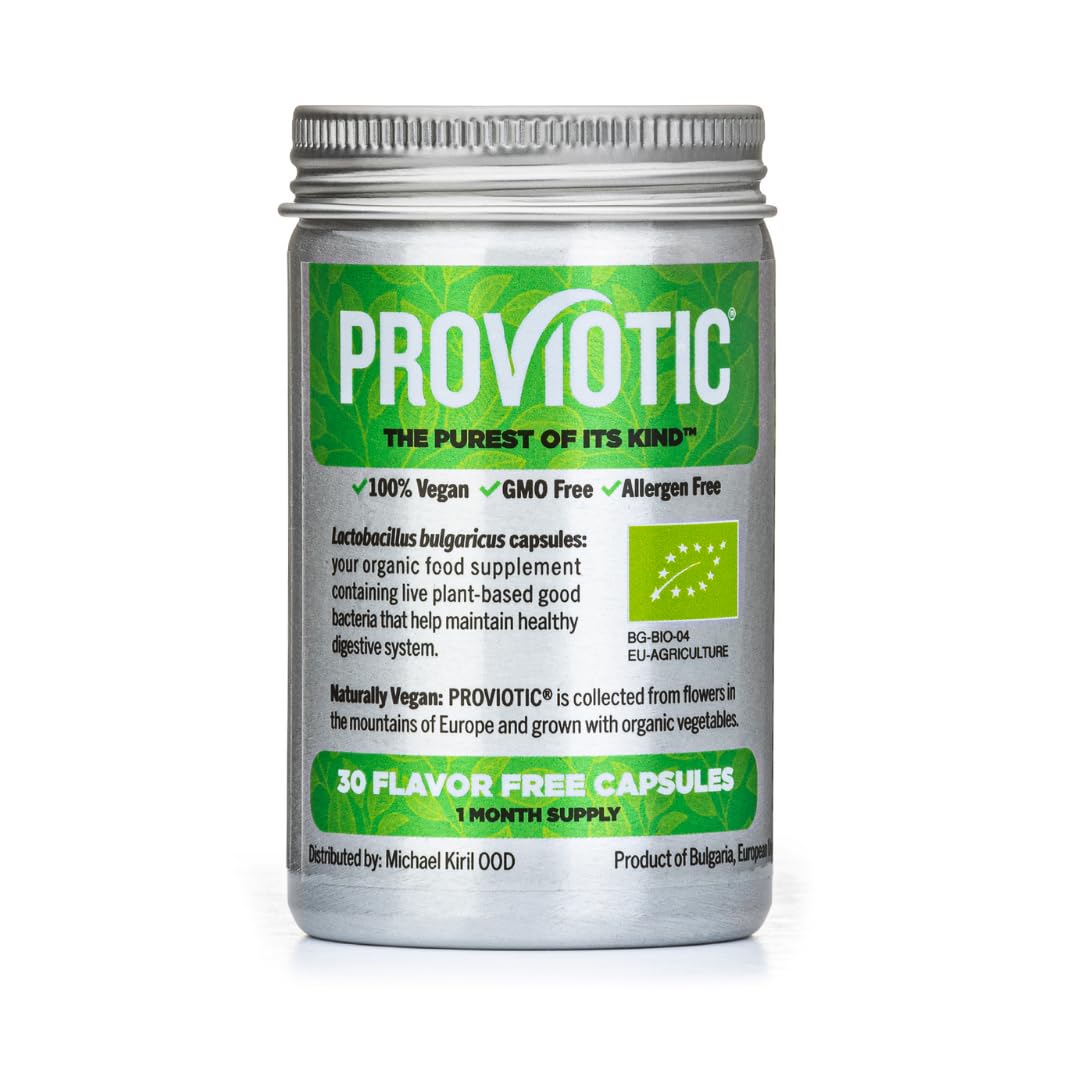 PROVIOTIC Lactobacillus Vegan Probiotic Supplement with a Patented