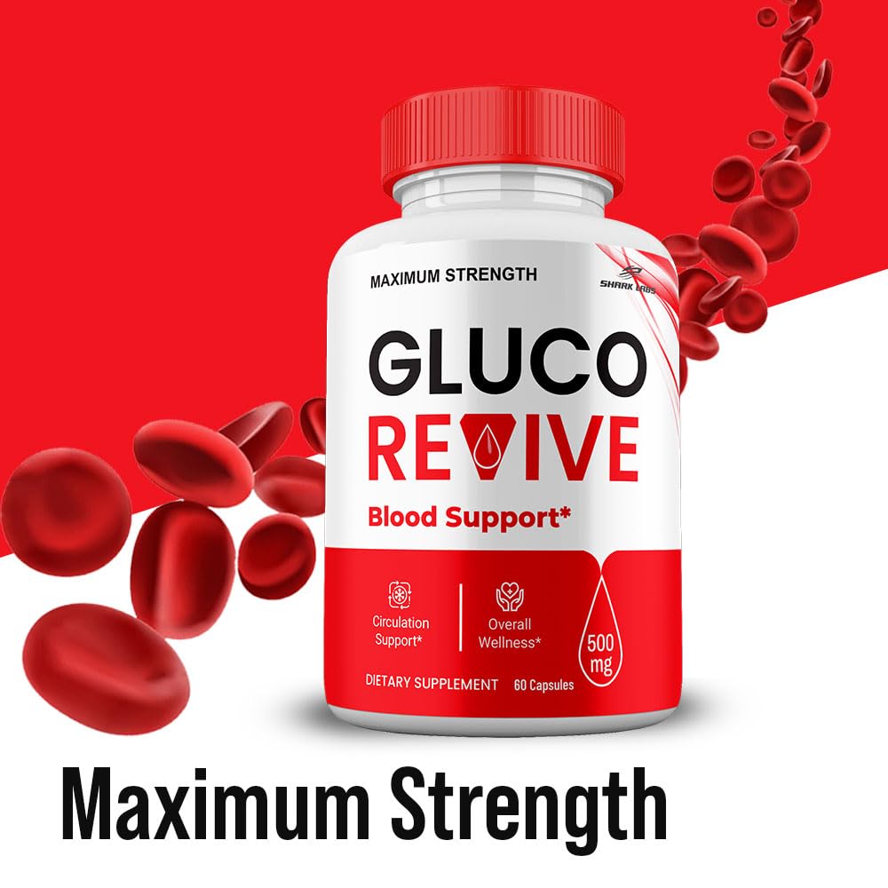 Shark Labs Gluco Revive Maximum Strength - 120 Capsules - image 2