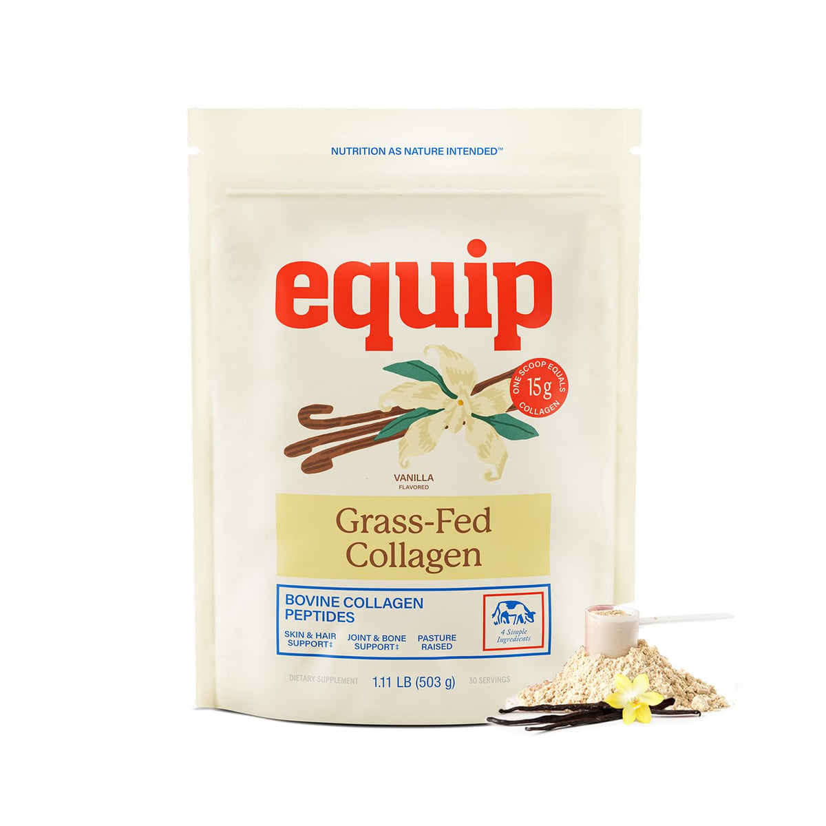 Equip Foods Complete Collagen - 100% Grass Fed Hydrolyzed Collagen