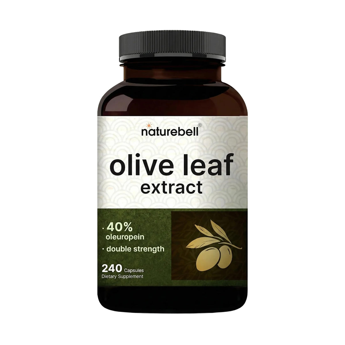 NatureBell Olive Leaf Extract Immune Support - 240 Capsules
