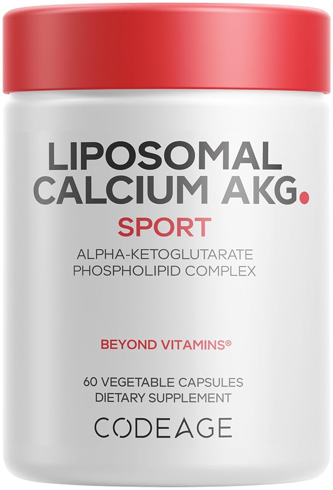 Codeage Liposomal Calcium AKG Supplement - 60 Capsules