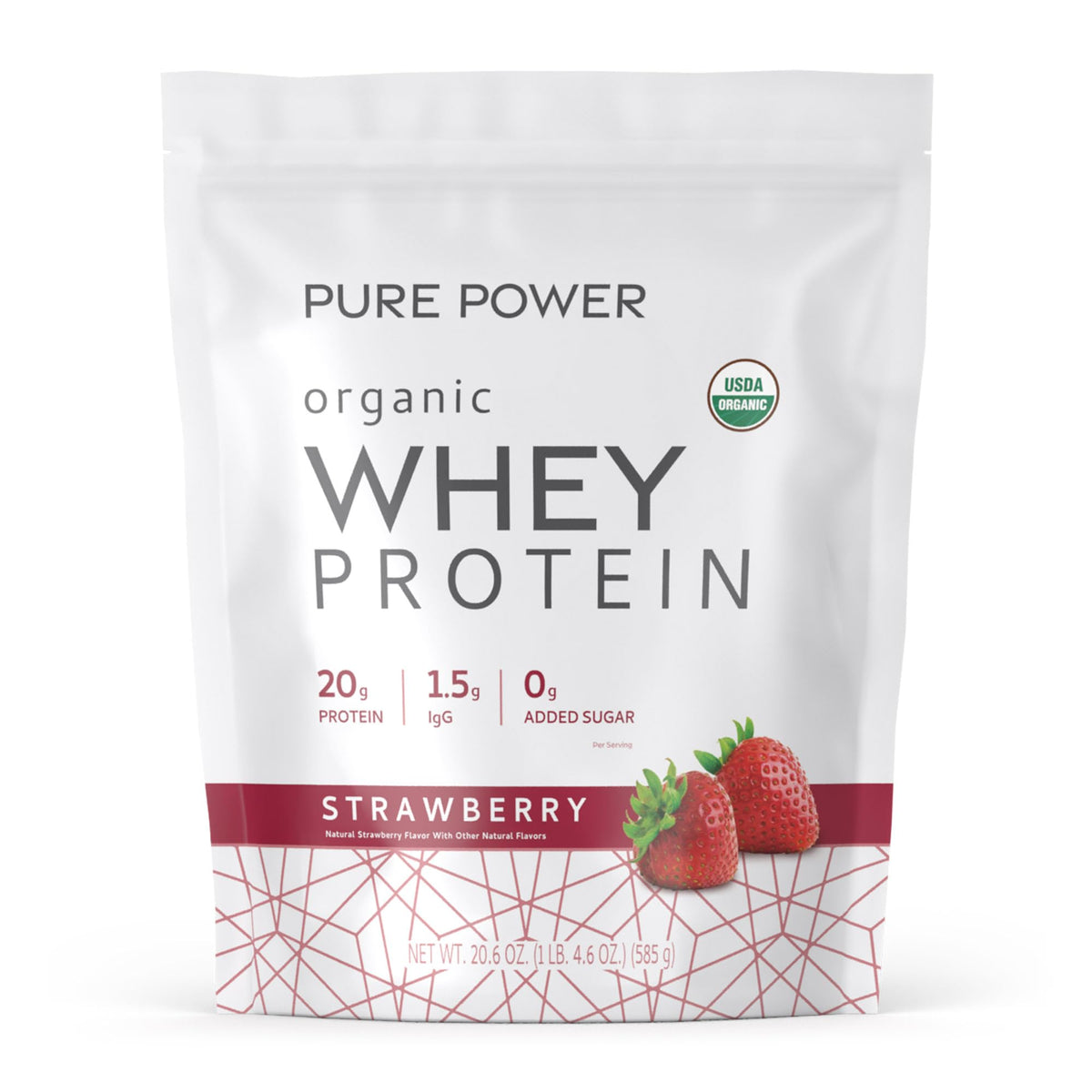 Dr. Mercola Pure Power Organic Whey Protein, 20 g